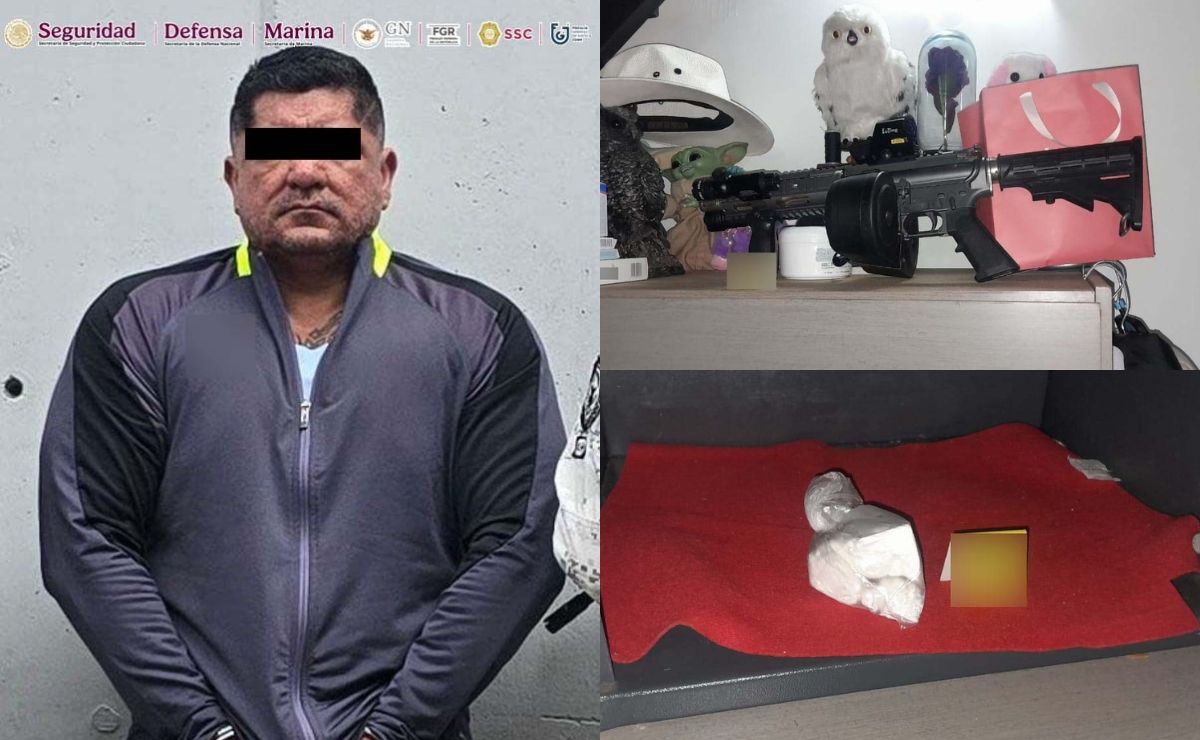 Detienen a ‘Terry’, presunto miembro del Cártel Nuevo Imperio; portaba un lanzagranadas