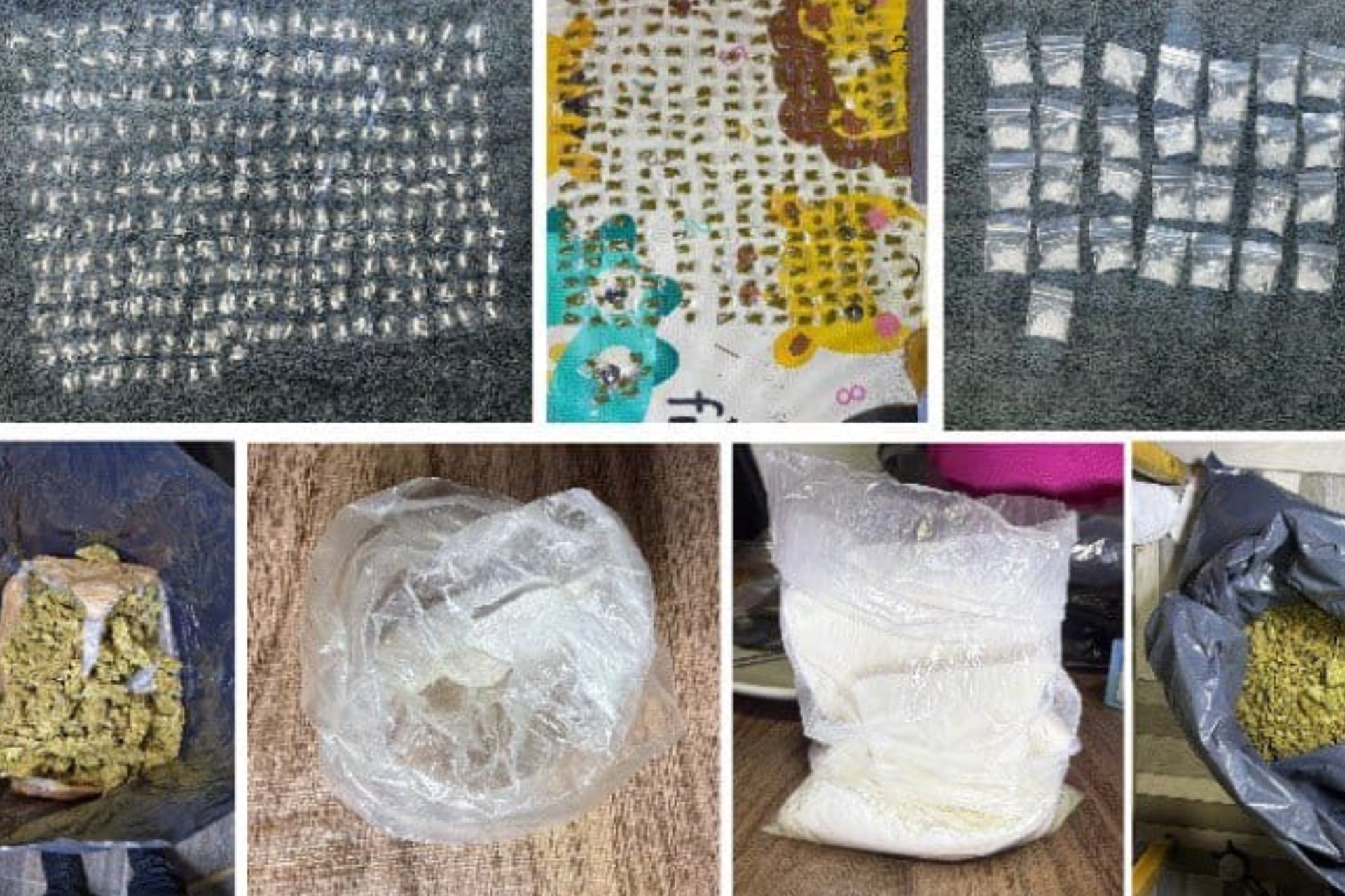 Detienen a 14 personas y aseguran más de mil 500 dosis de drogas tras cateos