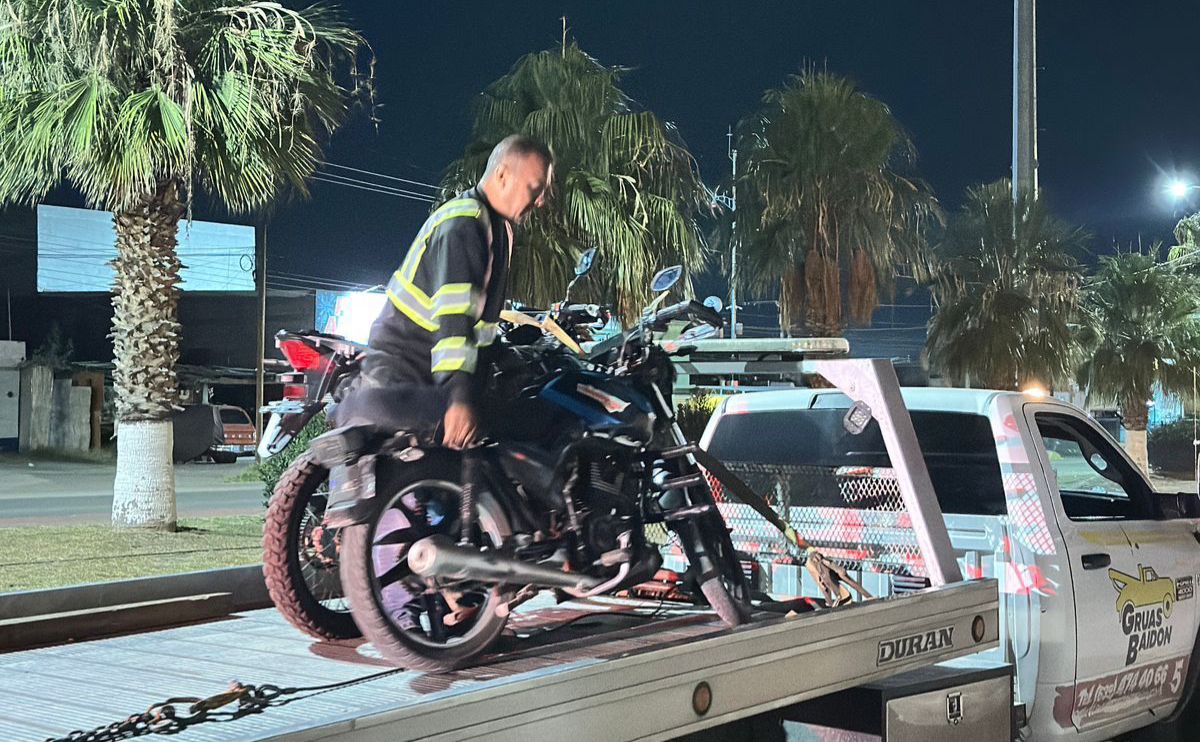 Refuerzan revisiones a motociclistas para evitar más accidentes en Delicias