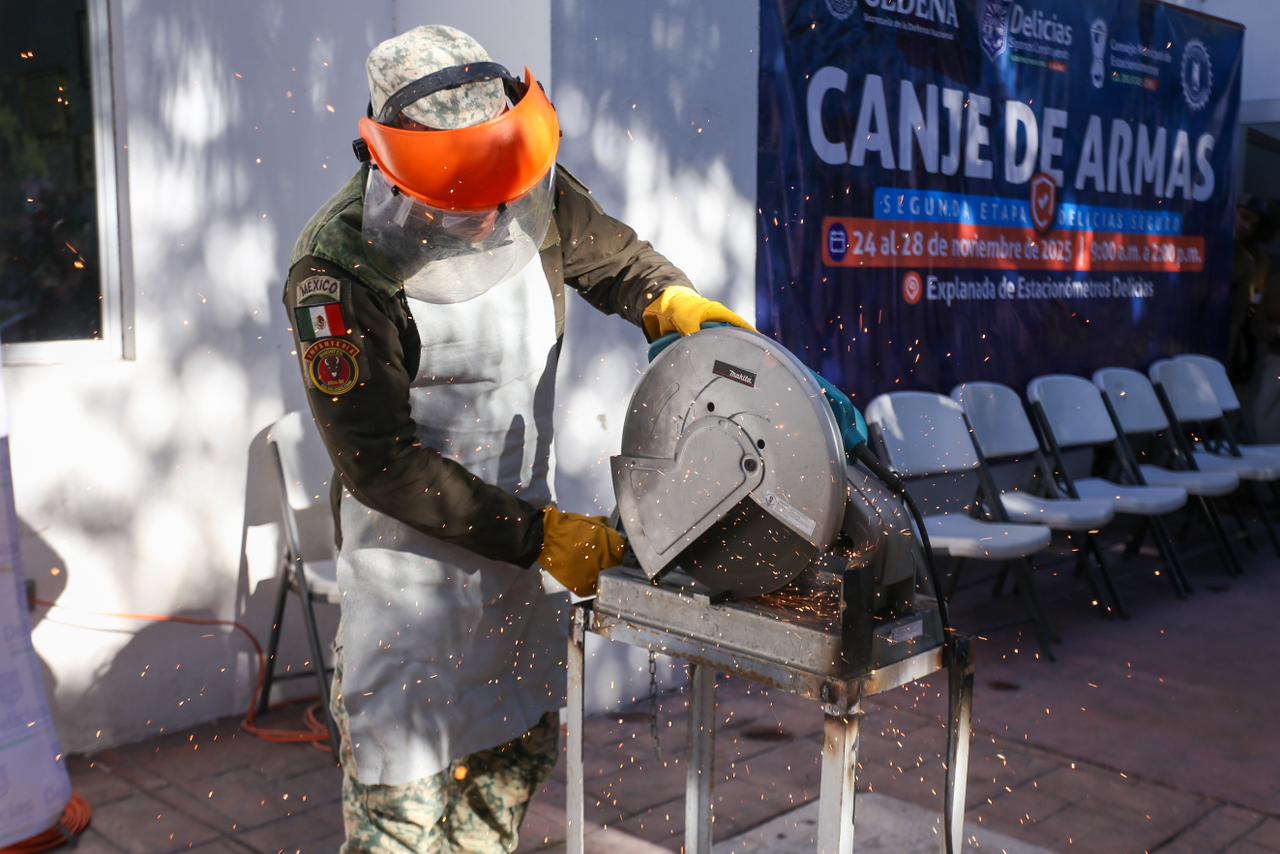 Arranca en Delicias la segunda etapa de la campaña de Canje de Armas