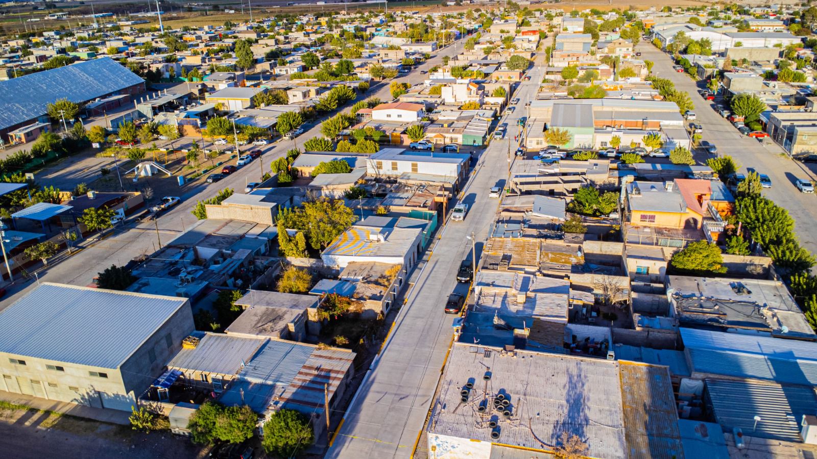 Entregan Miriam Soto y JMAS Meoqui Pavimentación de Calle Matamoros