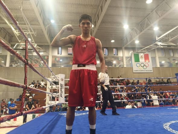 Joven boxeador de Delicias emprende viaje al Comité Olímpico Nacional en busca de un lugar rumbo a Los Ángeles 2028