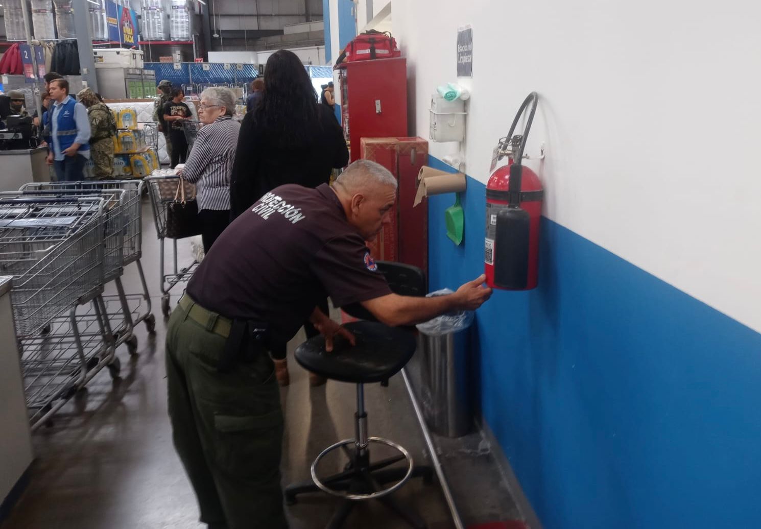 Realiza Protección Civil Delicias inspecciones en centros comerciales ante aumento de visitantes