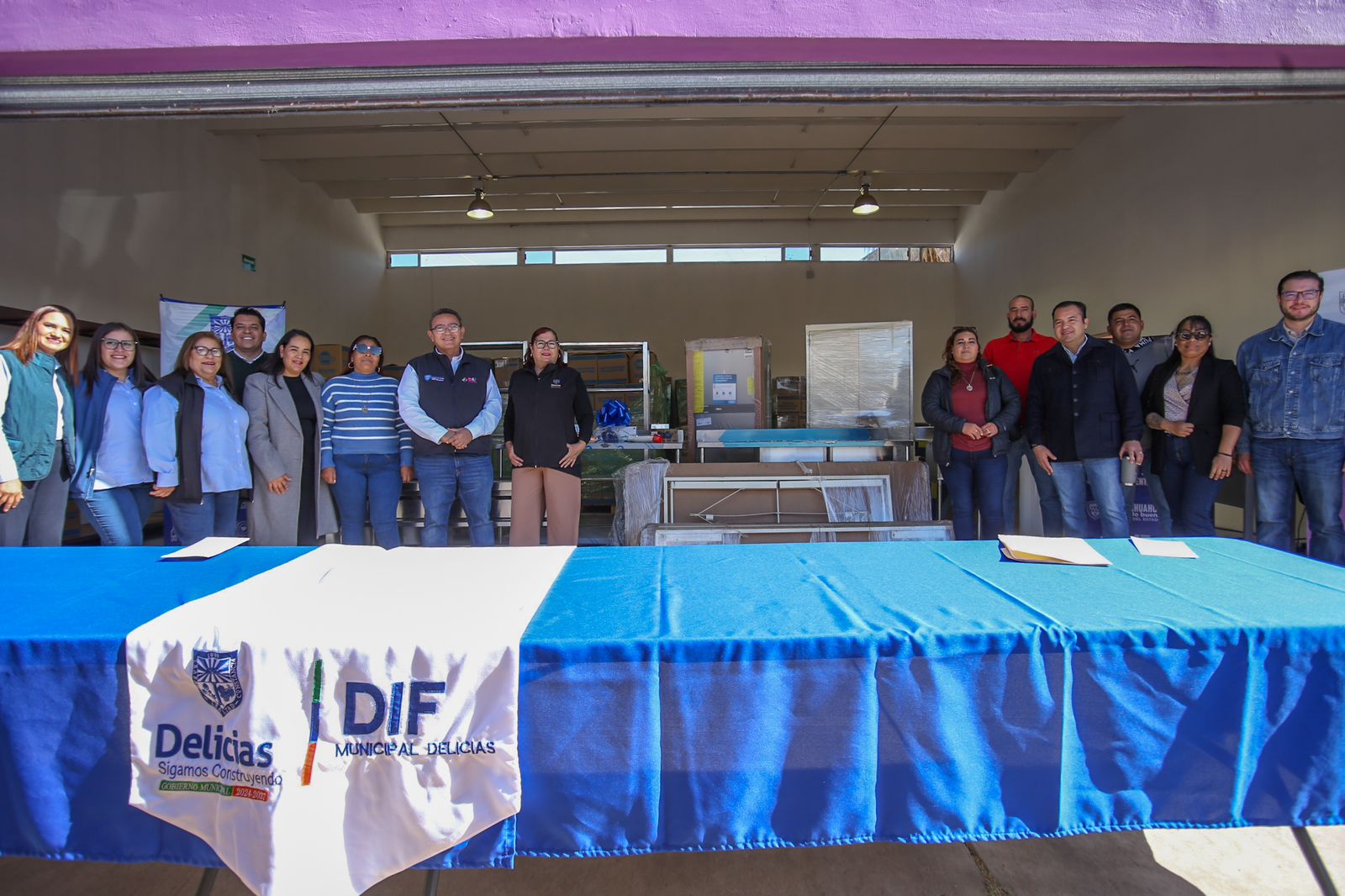 Encabeza DIF entrega de equipamiento a centro de rehabilitación en Delicias