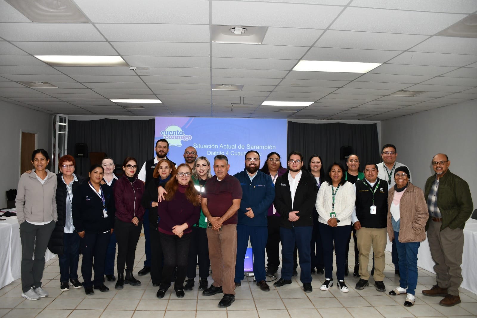 Supervisan OPS y Secretaría de Salud federal avances en Chihuahua sobre el control del brote de sarampión