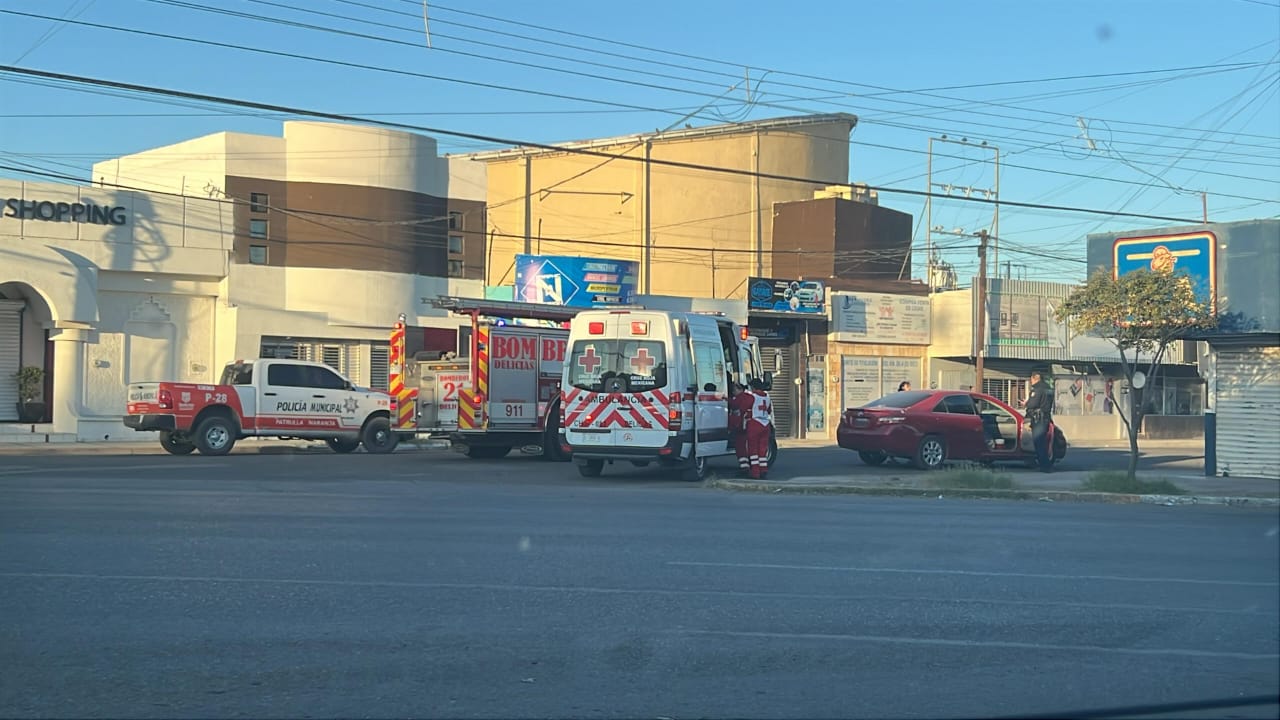 Movilización policiaca y de rescate en el centro de Delicias generó expectación entre ciudadanos