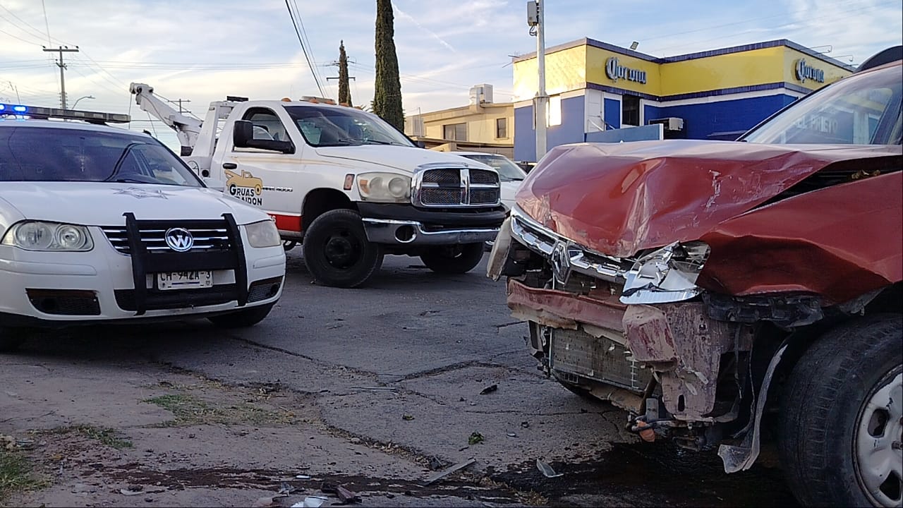 Daños por 50 mil pesos dejó choque en el sector sur