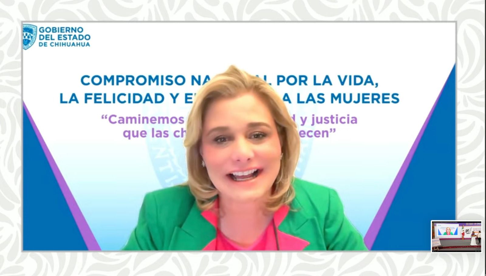 Maru Campos se suma al Compromiso nacional por la vida, la felicidad y el respeto hacia las mujeres