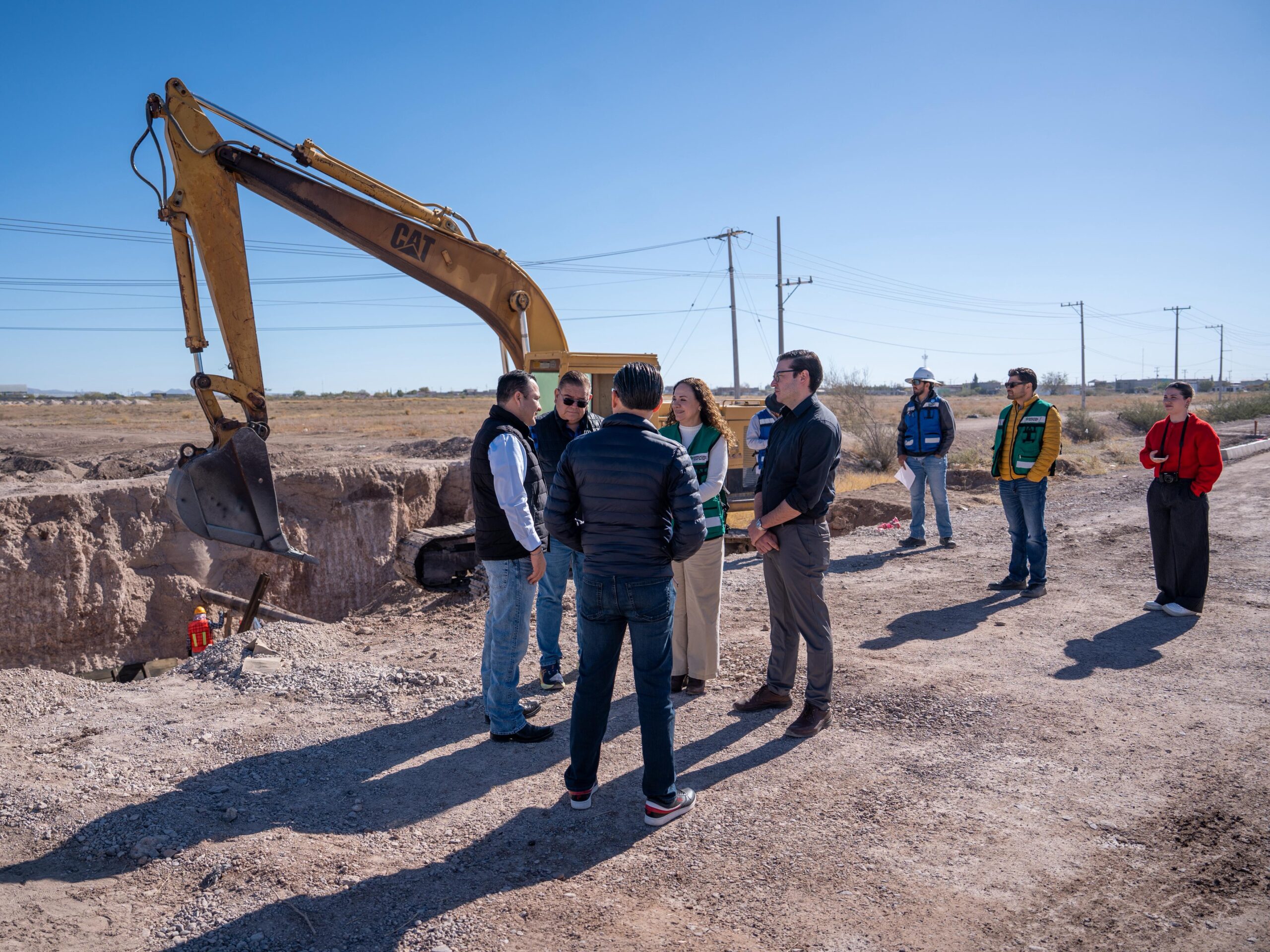 Supervisa Jesús Valenciano avances en la obra de la prolongación de la avenida Fernando Baeza