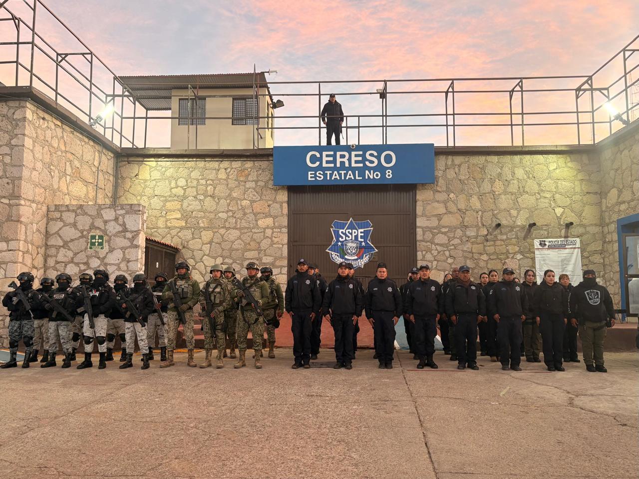 Operativo de SSPE confirma avances en el control penitenciario en Cereso de Guachochi