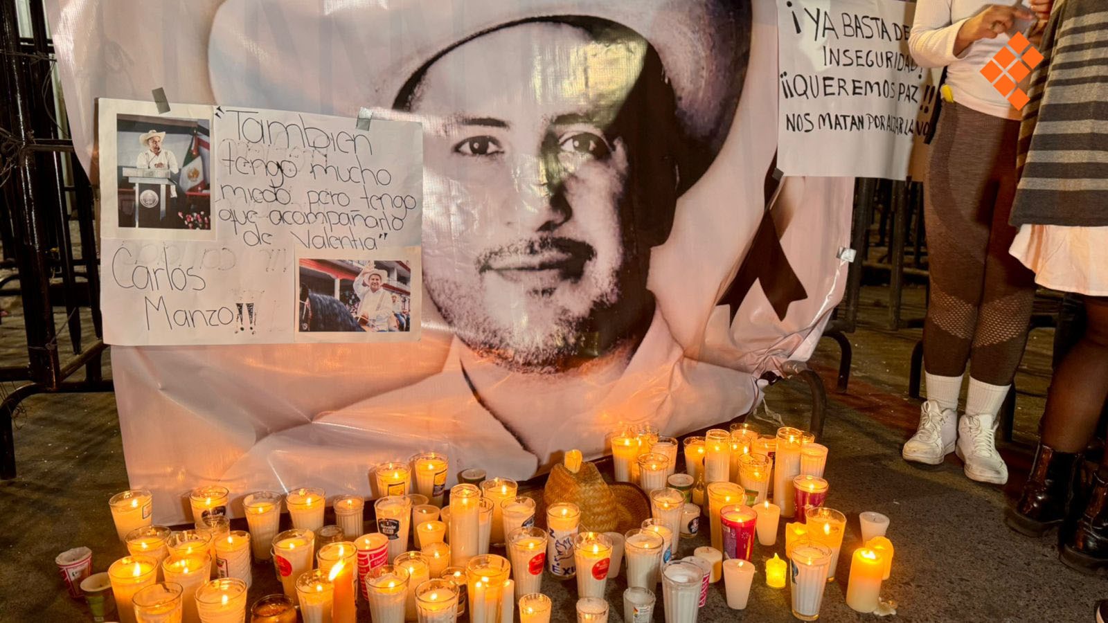 Nueva marcha en Morelia para exigir justicia por el asesinato de Carlos Manzo