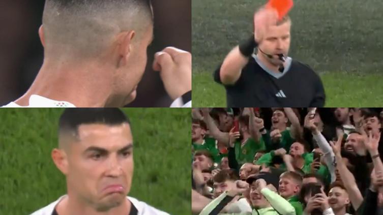 Expulsaron a Cristiano Ronaldo; reacciones con abucheos y “lloriqueos»
