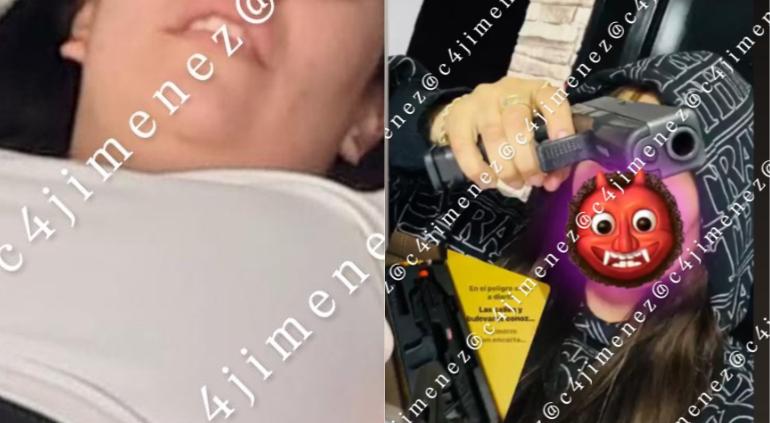 Presumía «sicaria» armas en redes y terminó ¡baleada!