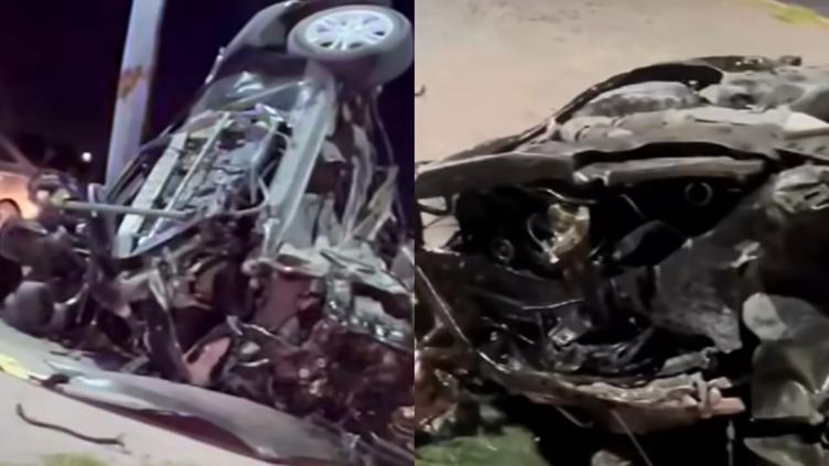 Mueren dos jóvenes al chocar en la carretera a Juárez