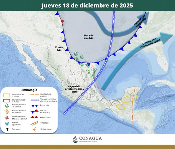 Ingresa hoy nuevo frente frío; traerá bajas temperaturas a la región serrana