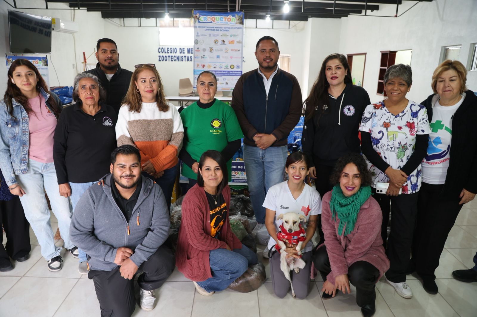Benefician a rescatistas con 2.5 toneladas de alimento recolectado en el Croquetón en Delicias