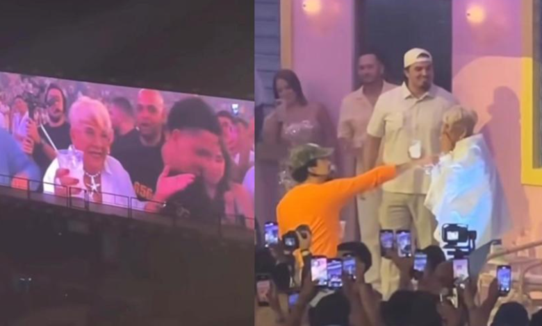 Abuelita se vuelve viral tras subir al escenario con Bad Bunny y vivir la experiencia de “La Casita”
