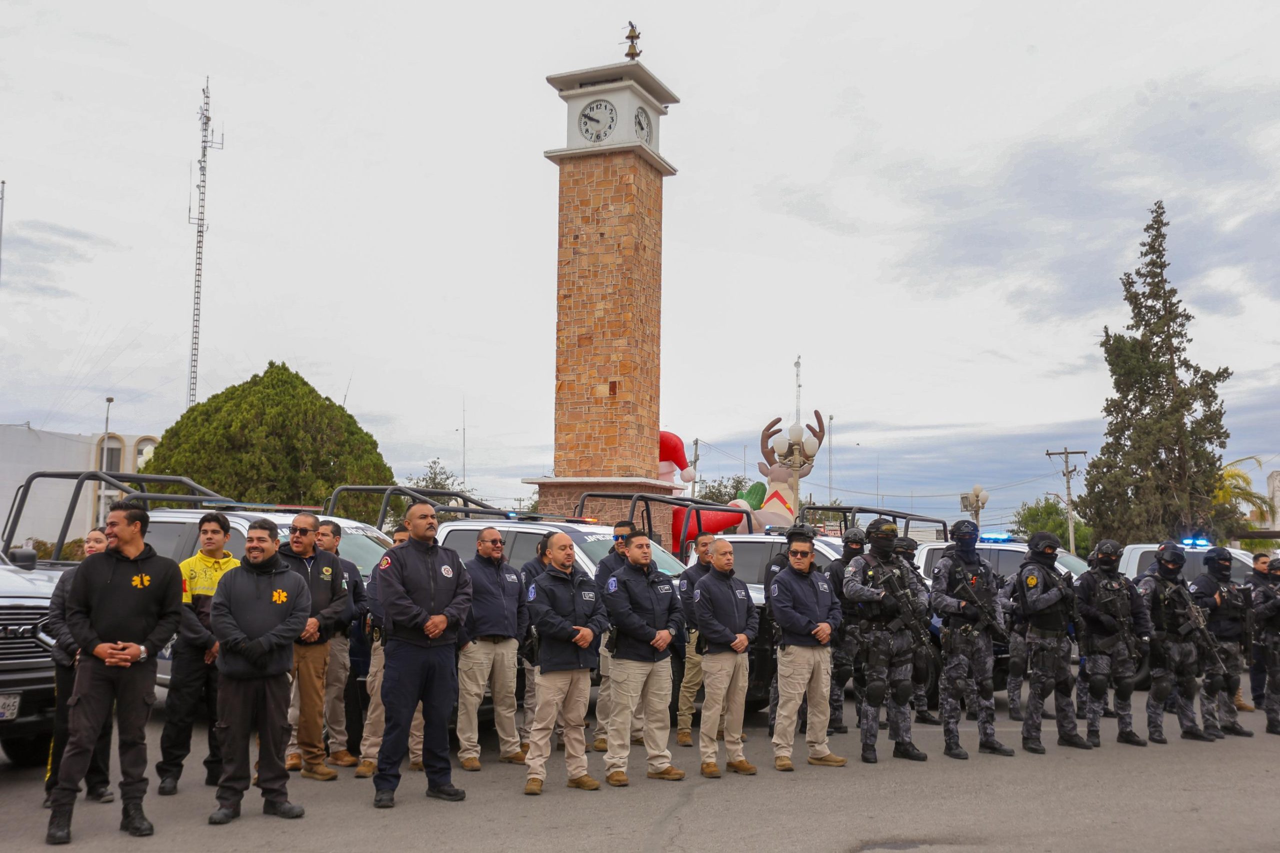 Arranca Delicias Operativo Navideño con amplio despliegue de seguridad