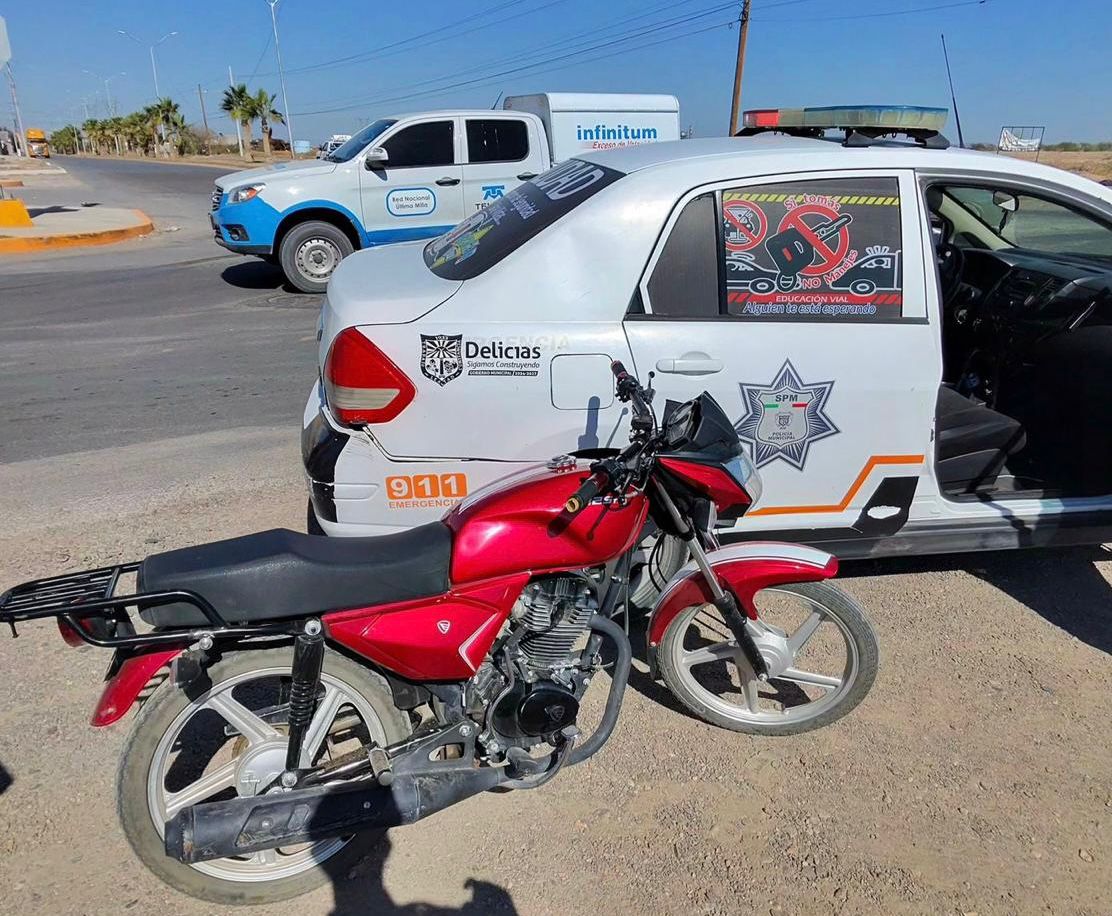 Refuerzan prevención vial en Delicias para reducir riesgos entre motociclistas