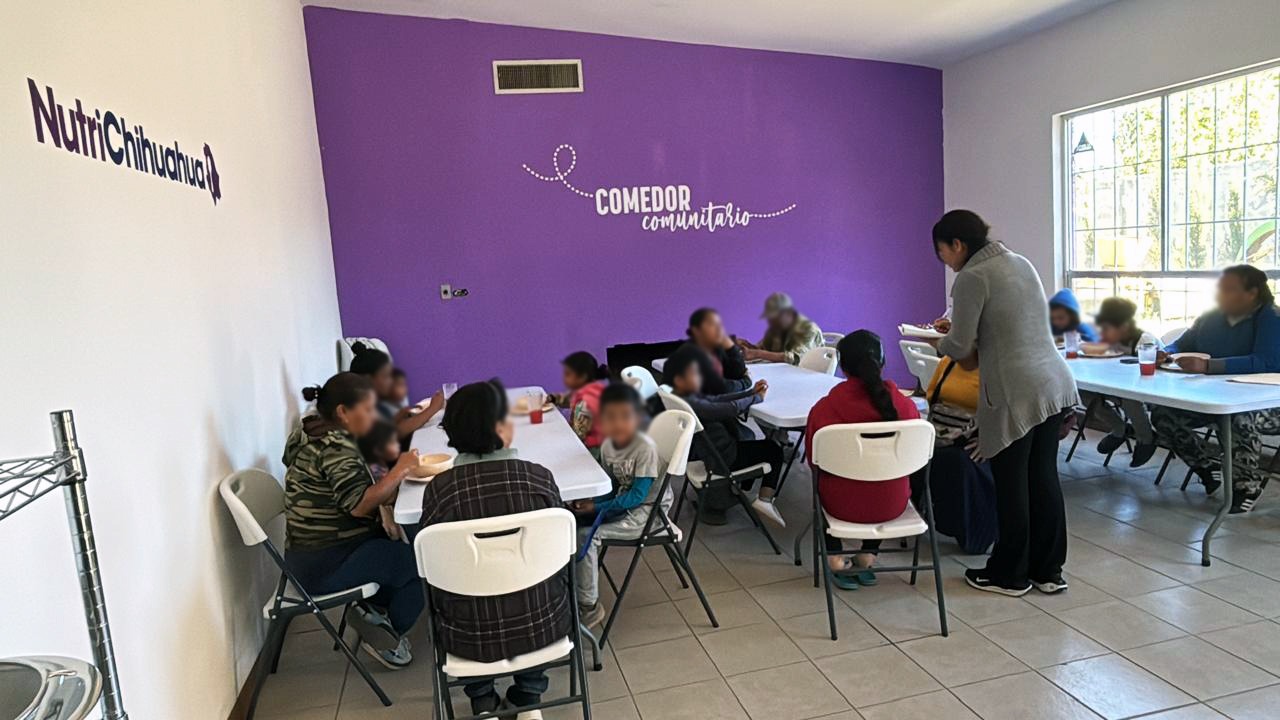 Acuden en promedio 50 personas diariamente al primer comedor comunitario de Meoqui