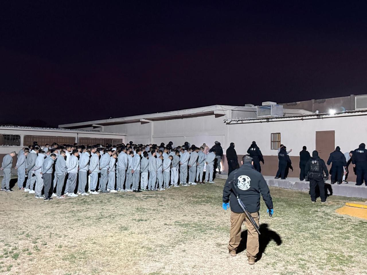 Realiza SSPE operativo extraordinario de revisión en el Cereso No.3 de Ciudad Juárez