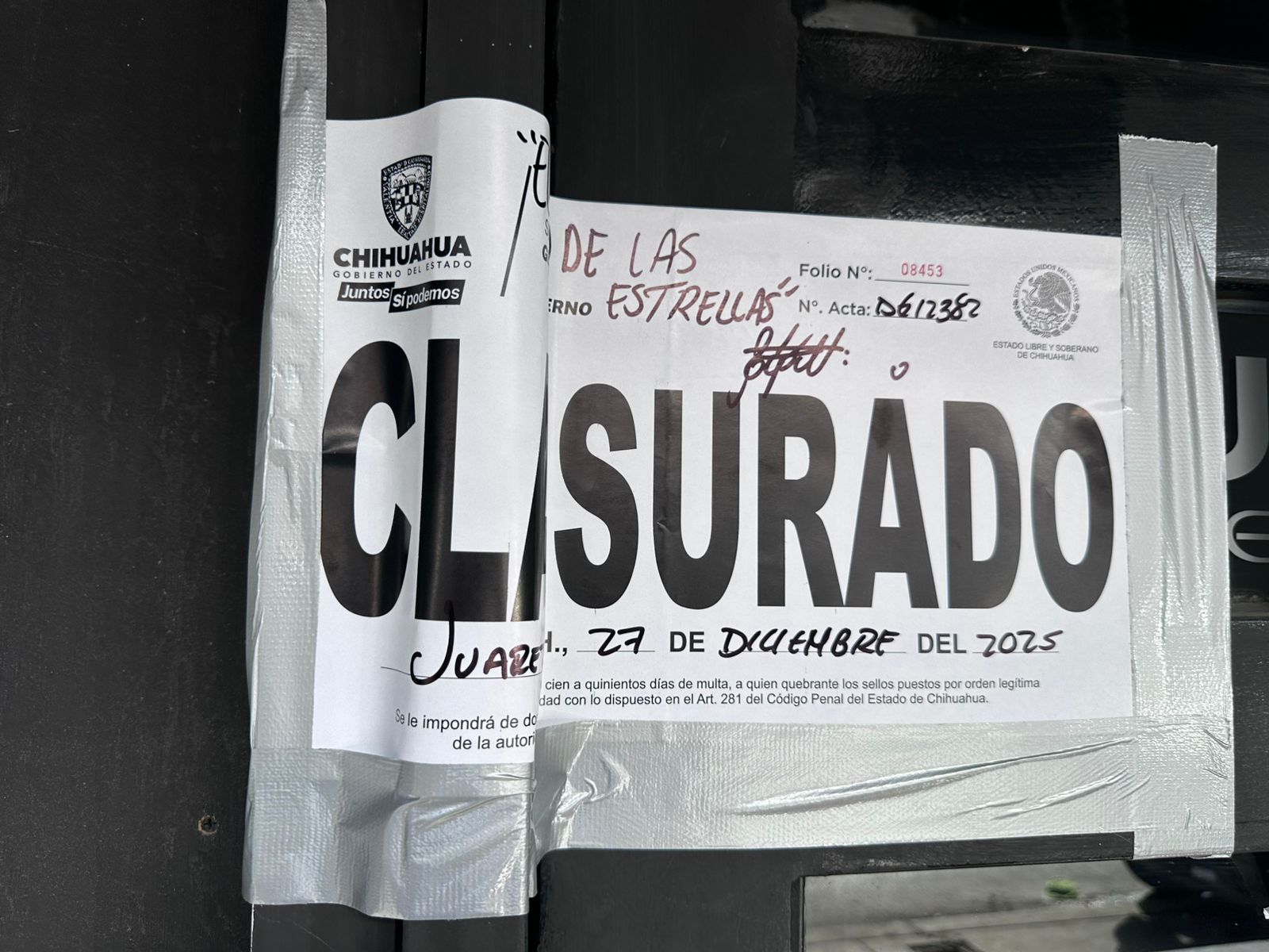 Realiza Gobernación Estatal 210 inspecciones y clausura 4 establecimientos durante la última semana