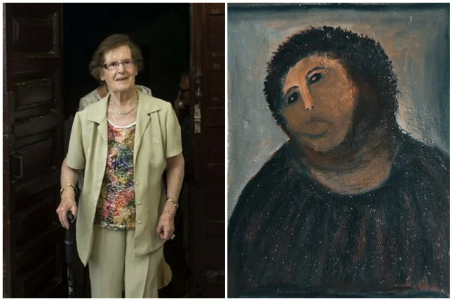 Murió Cecilia Giménez, autora de la restauración del ‘Ecce homo’ que dio la vuelta al mundo