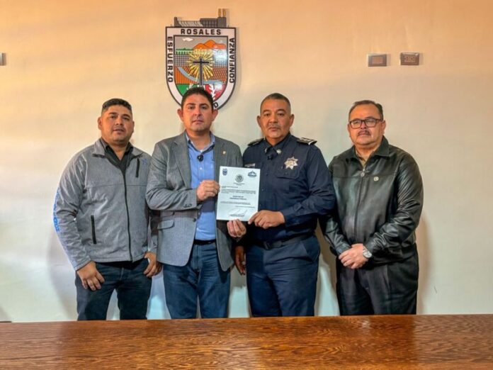Nombran al comandante Víctor Nájera director de Seguridad Pública en Rosales