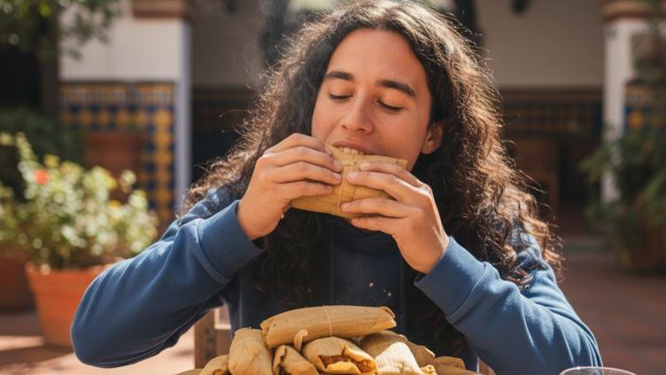 Terminó intoxicada tras comerse ¡20 tamales! en minutos