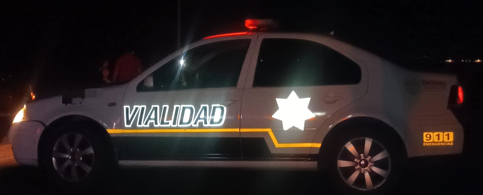 Motociclista resultó lesionado en crucero de la colonia Vicente Guerrero