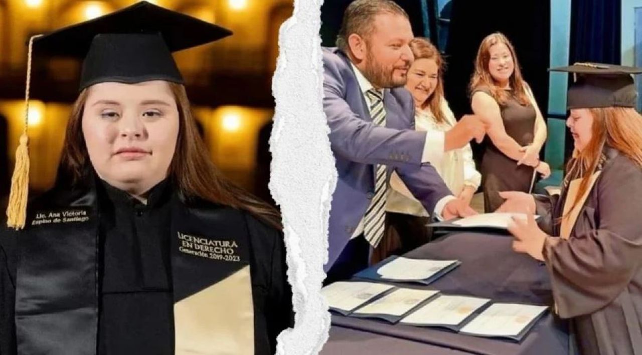 ¡Es de Zacatecas! La primera licenciada en Derecho con síndrome de Down en el mundo