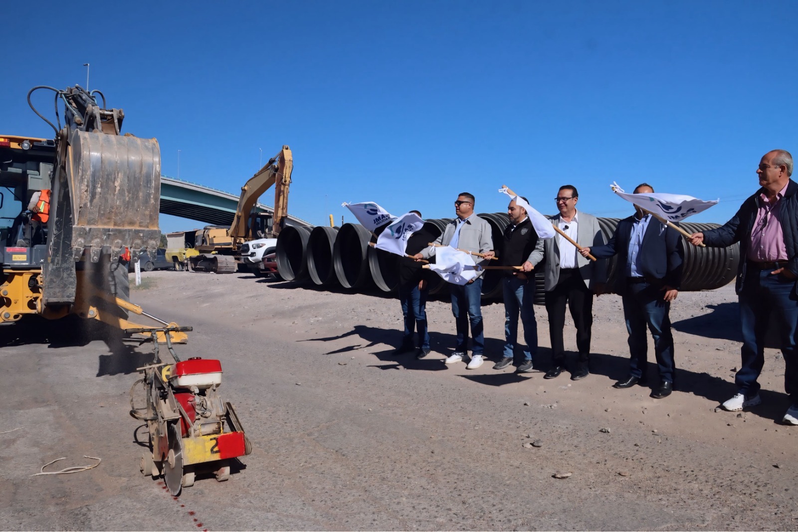 Inicia JCAS última etapa de rehabilitación del Colector de Delicias