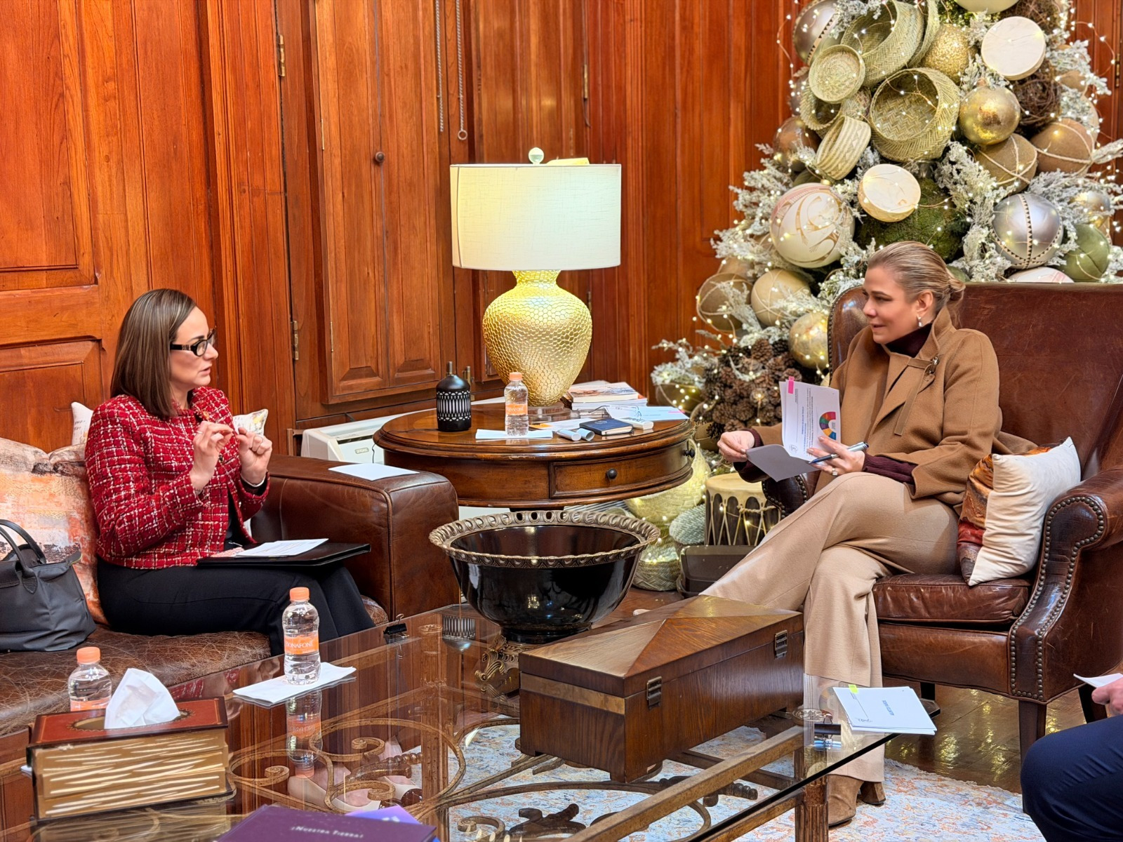 Maru Campos sostiene reunión con la presidenta del Tribunal Superior de Justicia