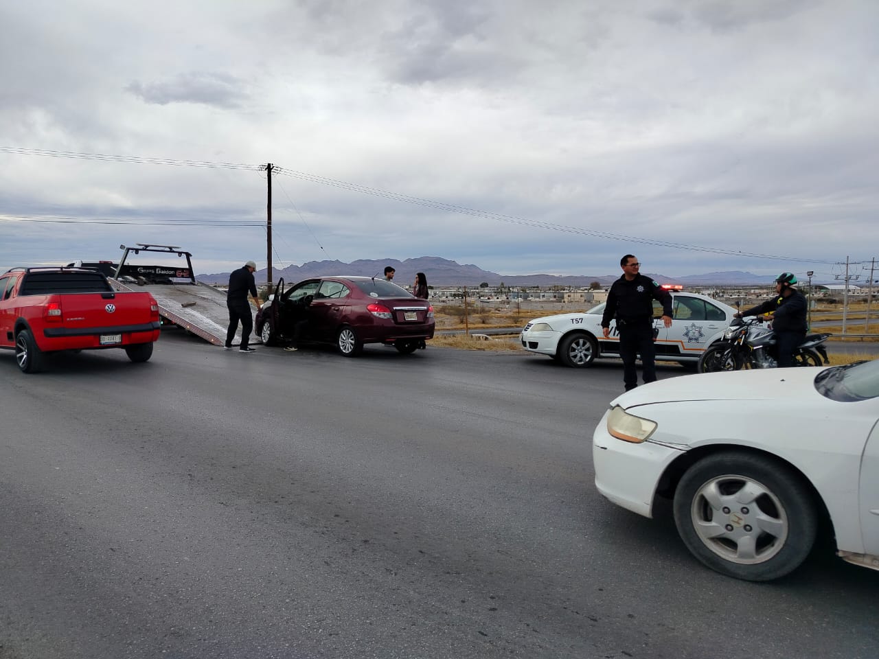 Accidente en el puente del caracol generó caos vial temporal