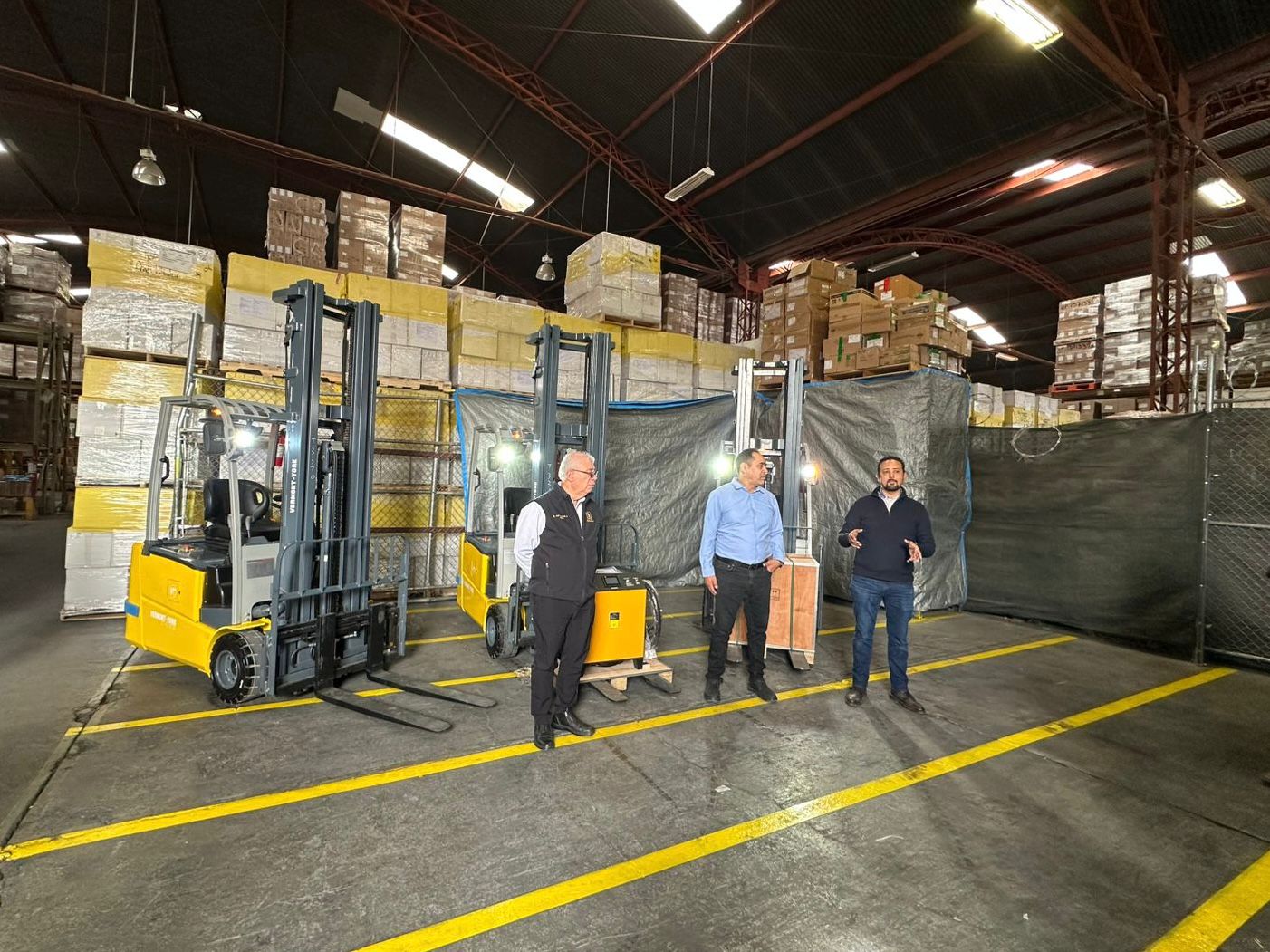 Entrega IMSS Chihuahua montacargas al Almacén Delegacional