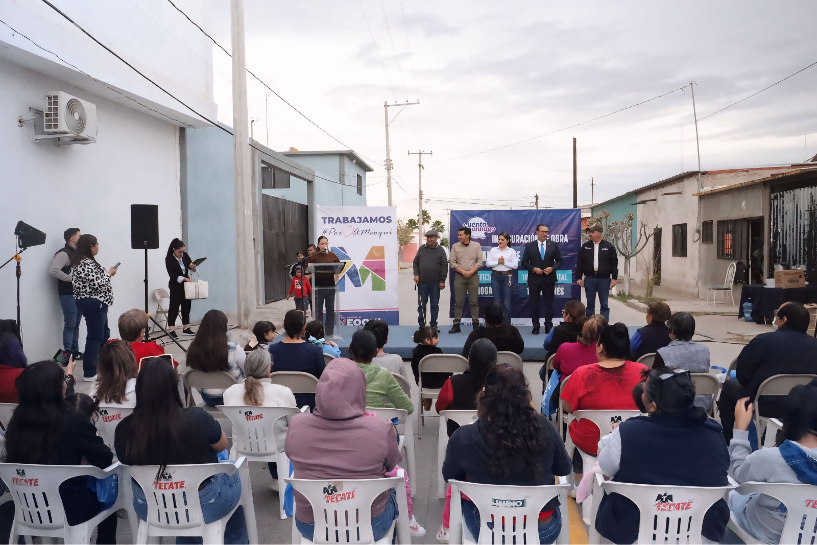 Entrega Gobierno del Estado obras de rehabilitación en Meoqui