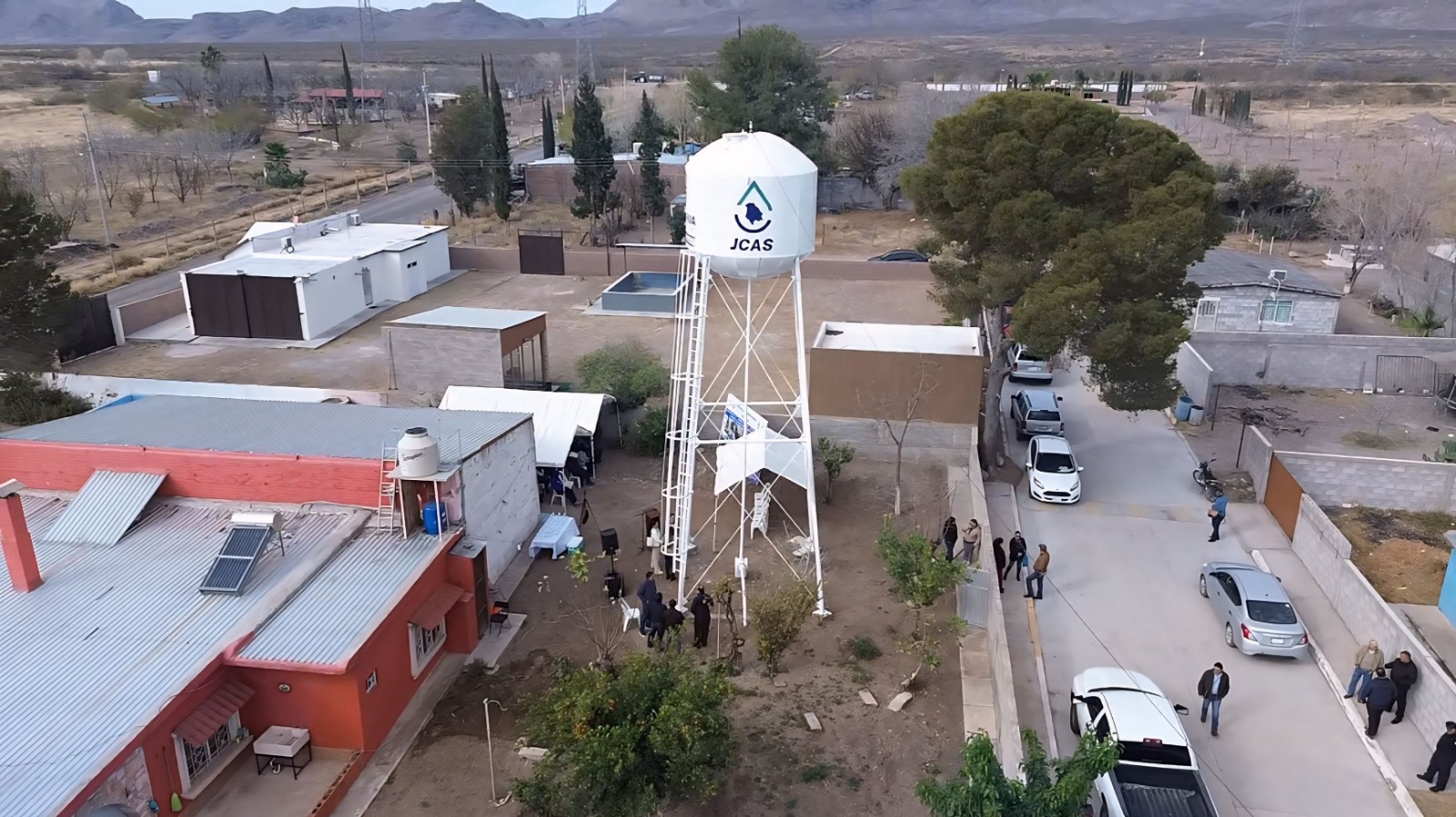 Entrega JCAS obras de infraestructura hidráulica en el municipio de Rosales