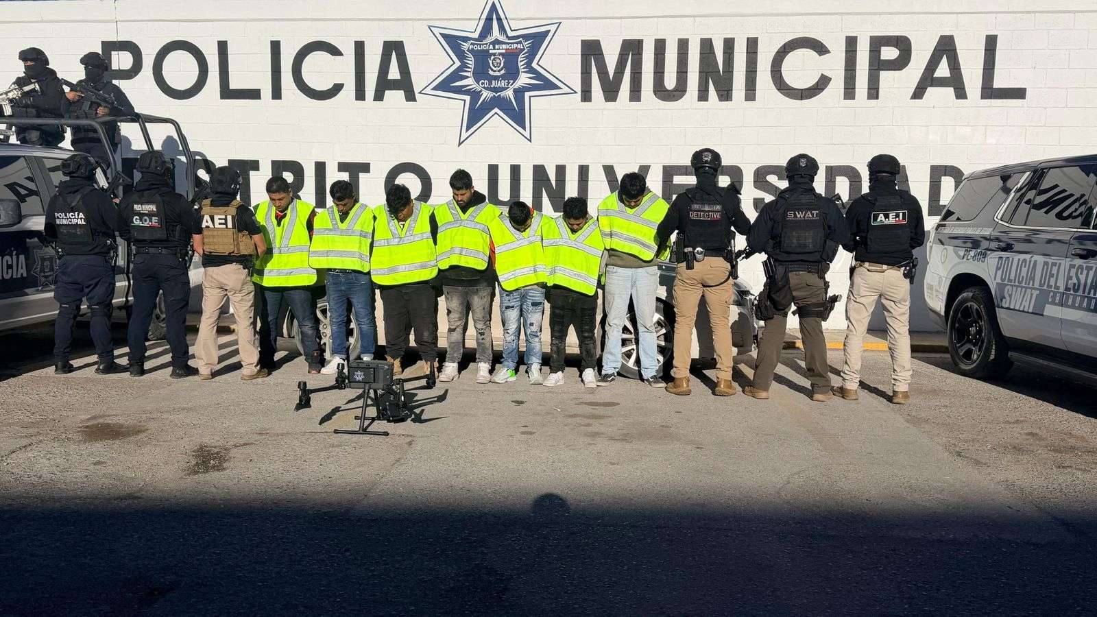 Condena Sspe ataque a elementos en Ciudad Juárez; siete detenidos