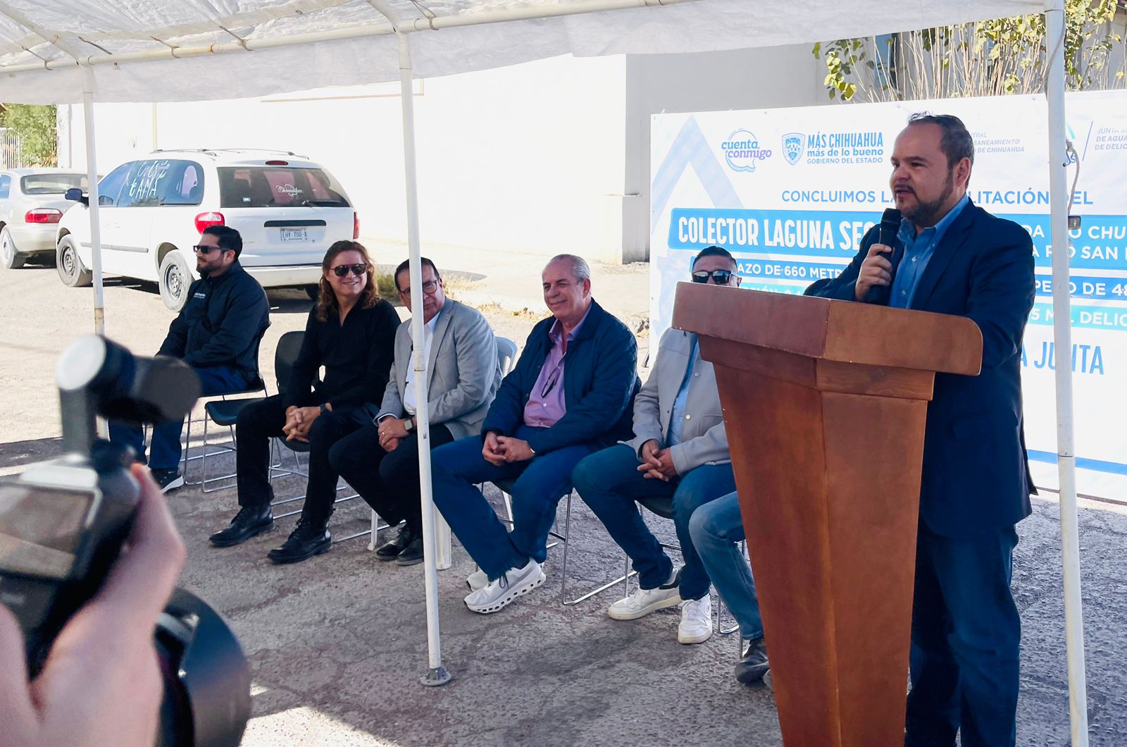 Con el Colector Laguna Seca estamos cerrando un ciclo a favor del desarrollo urbano de Delicias: Juan Carlos Velasco