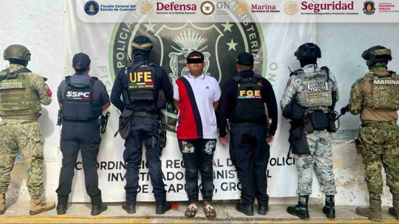 Detienen en Acapulco a Jesús “N”, presunto responsable de triple homicidio