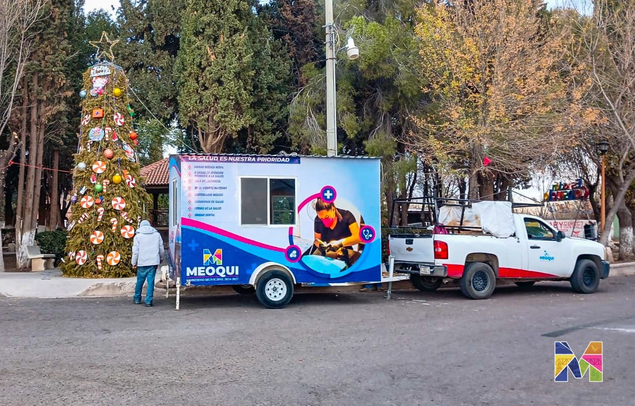 Cuenta Meoqui con módulo móvil itinerante en comunidades para facilitar pago del predial, lunes y martes en Estación Consuelo