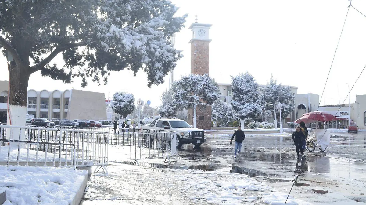 Caería nieve este lunes en Delicias; pronostican frío intenso y condiciones invernales