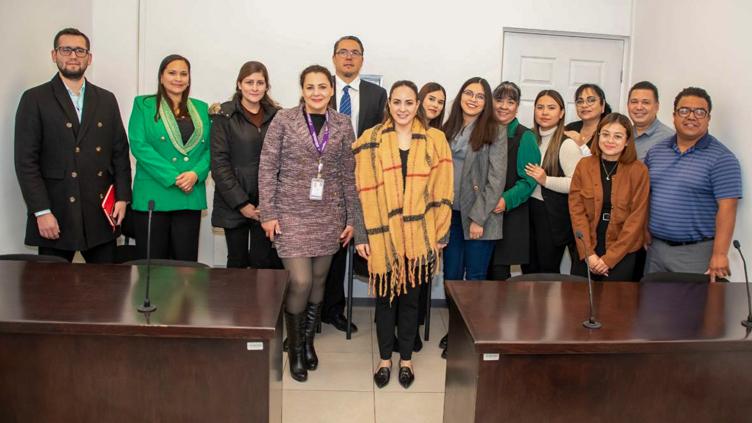 Visitó presidenta del Poder Judicial el Distrito Abraham González en Delicias