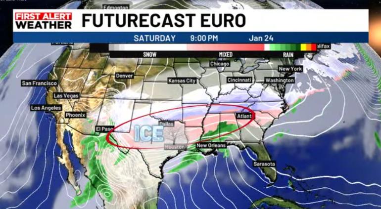 Así afectará la tercera tormenta invernal en EU a Chihuahua