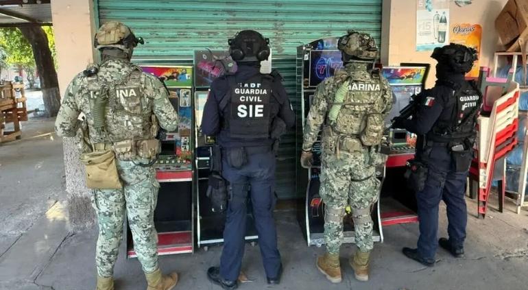 Reventaron más de 3 mil «mini casinos» del narco en Michoacán