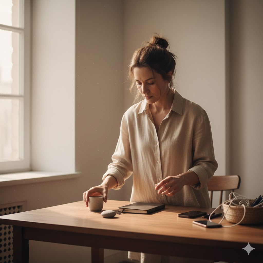 El alivio que aparece cuando reduces lo que te exiges