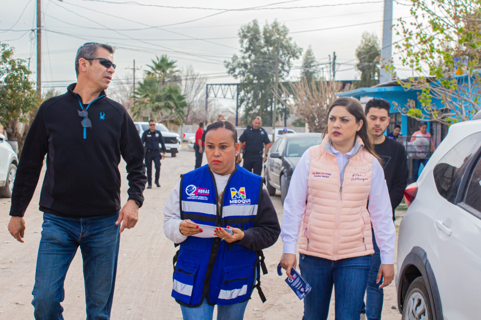 Lleva Miriam Soto atención directa hasta los hogares de las familias en la Col. Genaro Vázquez
