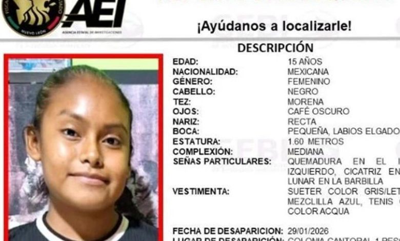 Desaparece niña de 15 años; vecinos aseguran que la hacían vender tamales hasta muy noche