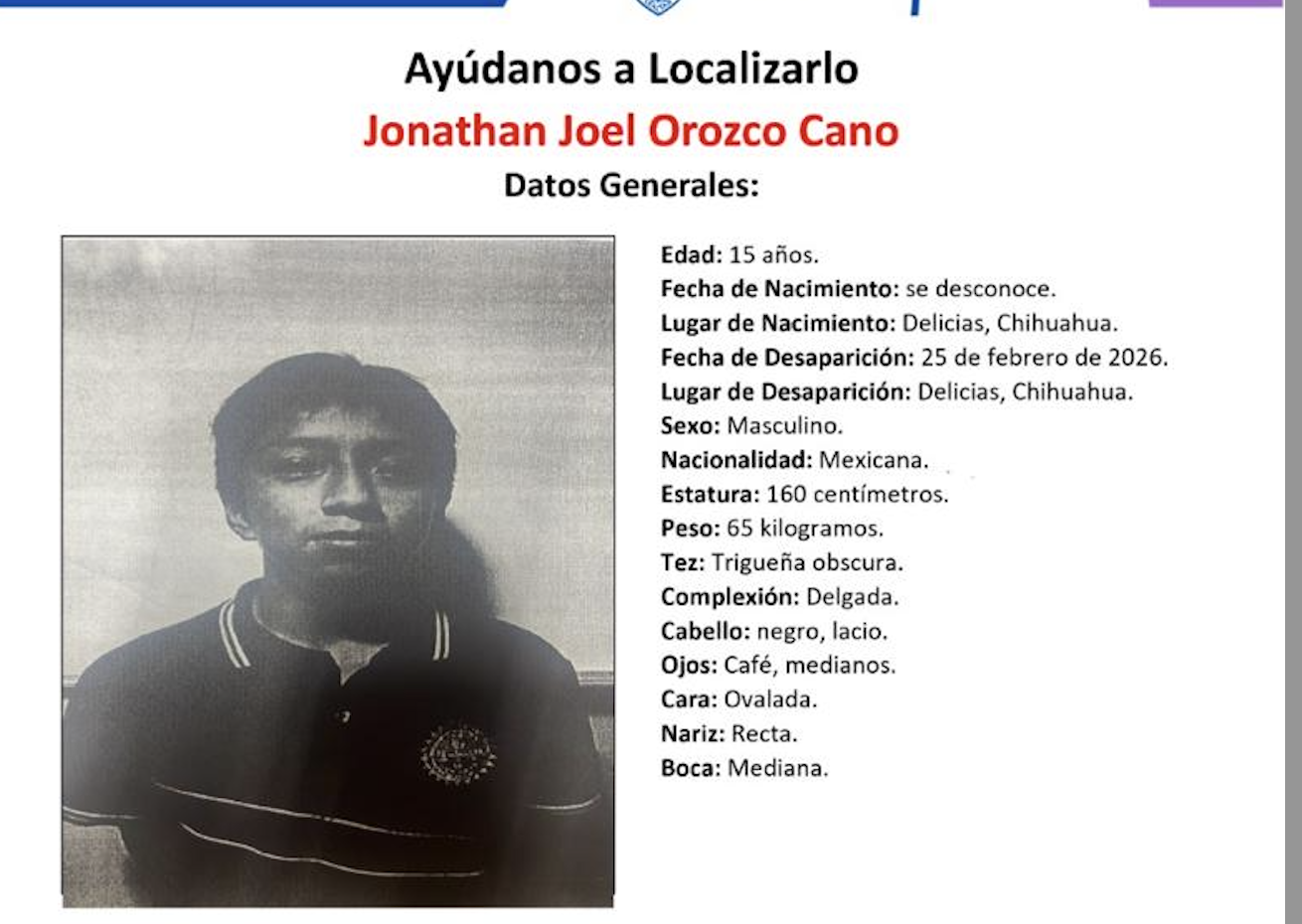 ???? ¡URGENTE EN DELICIAS! ???? Buscan desesperadamente al jovencito Jonathan Joel; desapareció hoy.