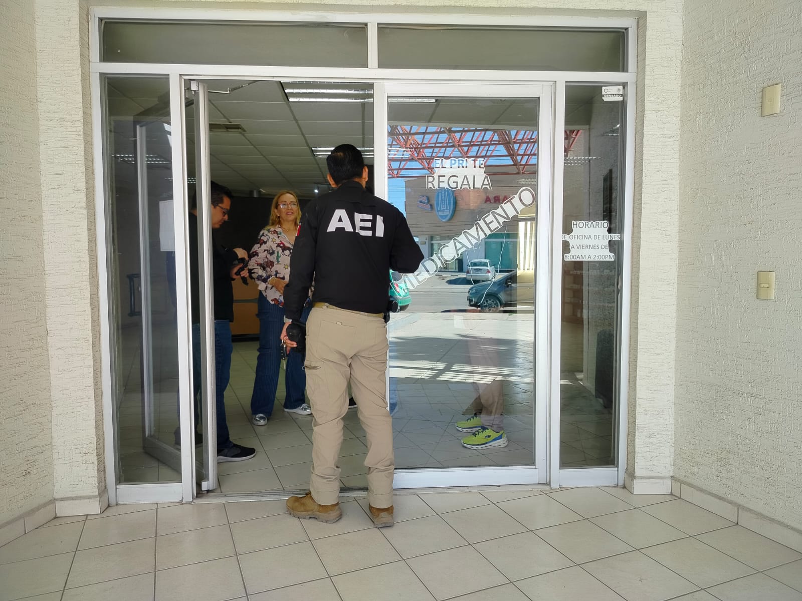 ????ROBAN EN OFICINAS DEL PRI DE DELICIAS‼️ Se movilizaron corporaciones, acordonaron calle